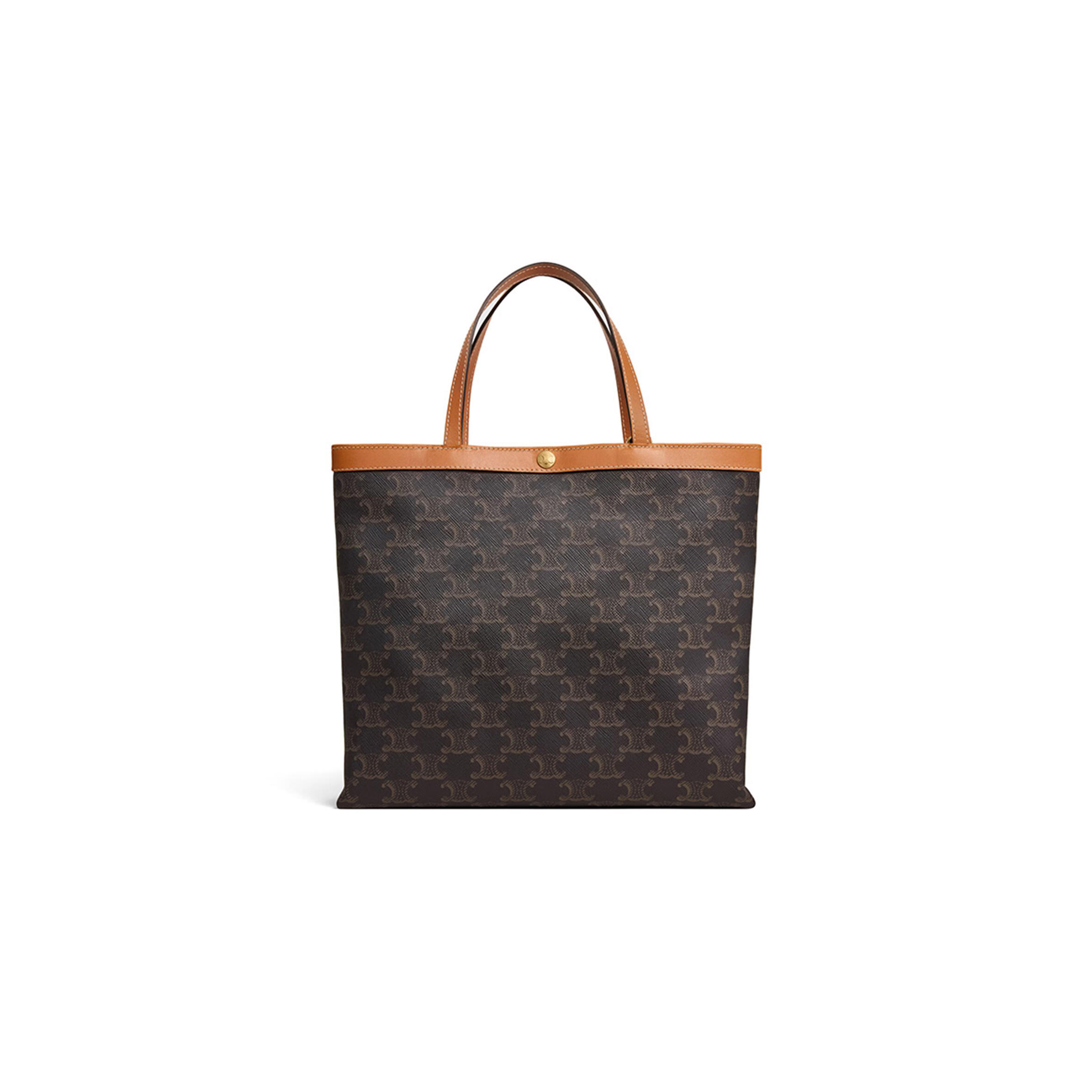 CELINE SMALL SQUARE CABAS IN TOILE TRIOMPHE L10872O90.03MI (26*23*8.5cm)